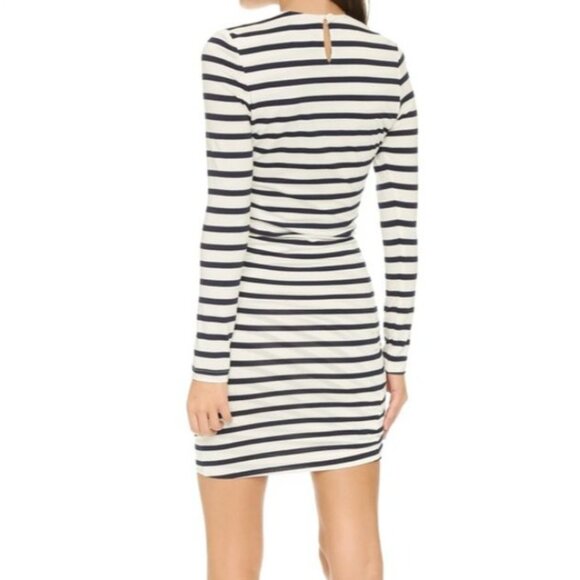 Torn by Ronny Kobo Dress Striped Jersey Knit Bodycon Dress Size Small - Picture 3 of 11
